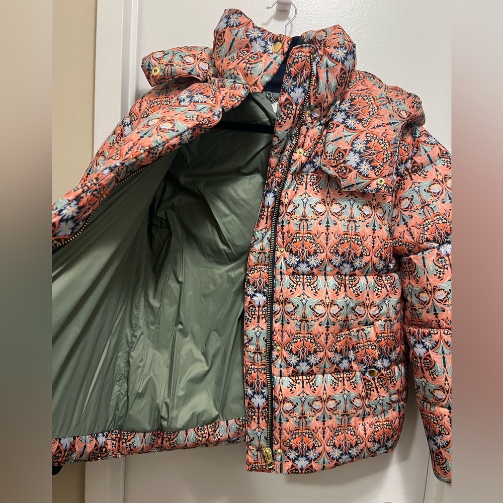 J Crew Flurry puffer jacket with PrimaLoft® in Liberty May Nouveau print - Picture 5 of 11